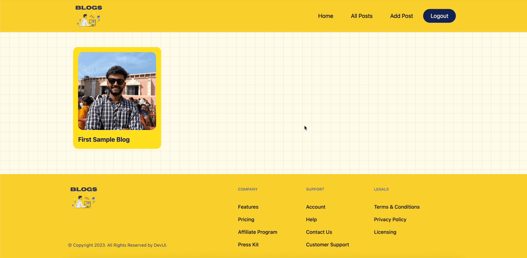 Blog Website